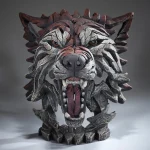 Wolf Bust – Timber