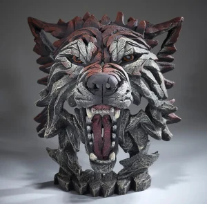 Wolf Bust – Timber