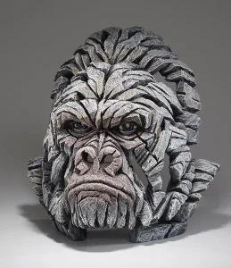 Gorilla Bust – White