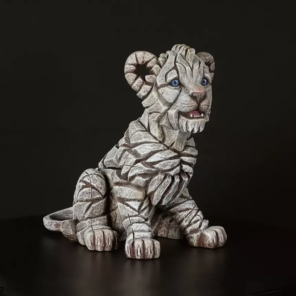 Lion Cub – White - Edge Sculptures | IBrowse Furniture