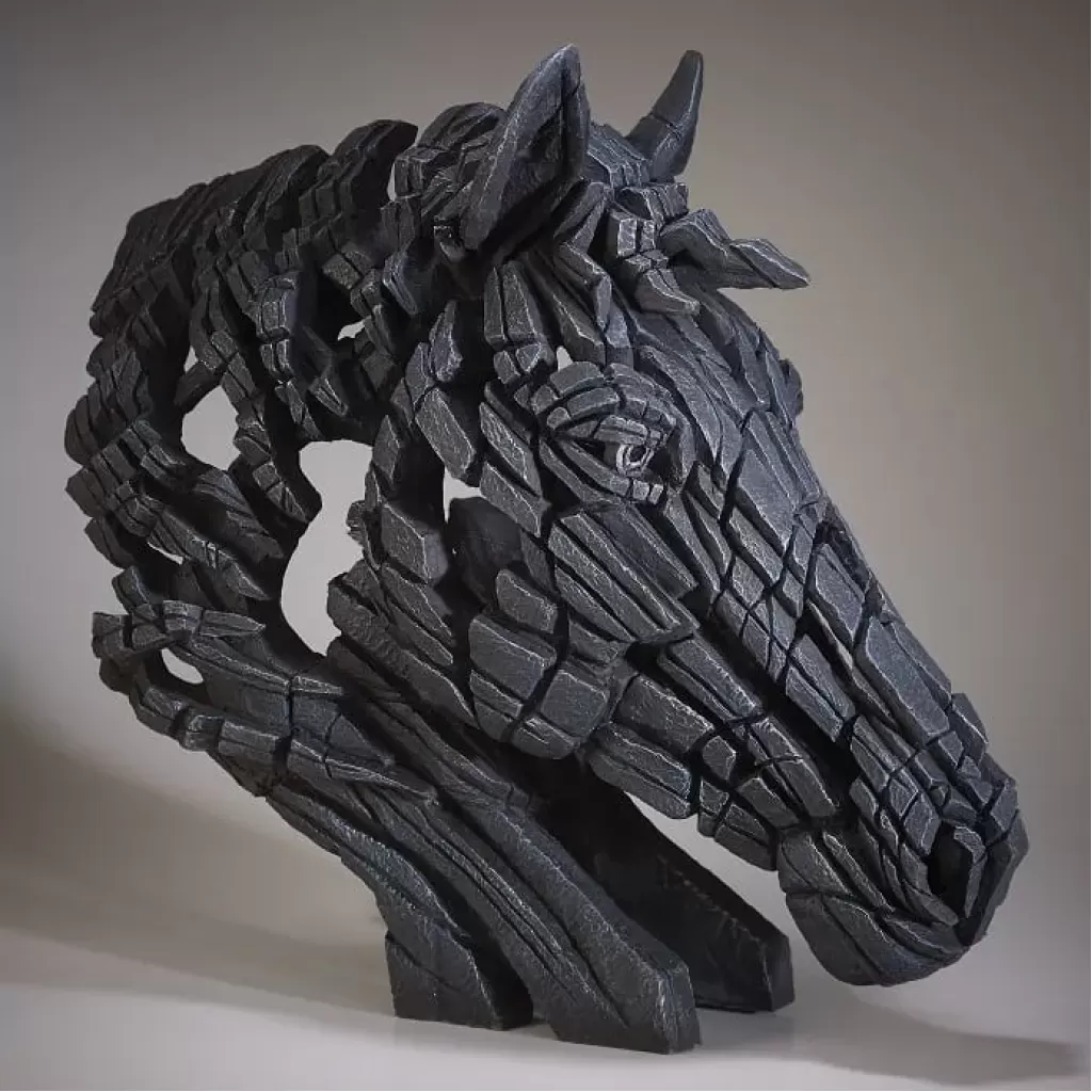 Horse – Black - Edge Sculptures | IBrowse Furniture